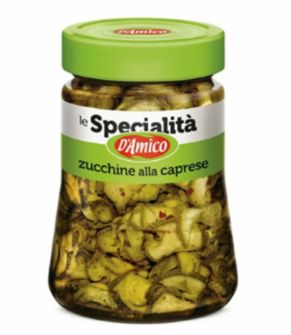 Zucchini alla caprese 280gr