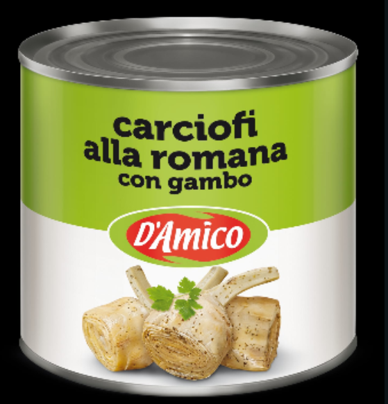 Carciofi alla romana con gambo 2.4kg