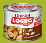 FUNGHI PORCINI TRIFOLATI LOGRO 180GR (Hongos porcini salteados)