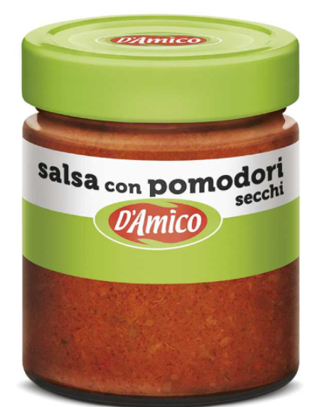 Salsa con pomodori secchi Pesto de tomates secos D'Amico 130gr