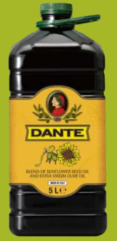 DANTE BLEND EXTRA VIRGEN DE OLIVA + ACEITE DE GIRASOL 5LT PET